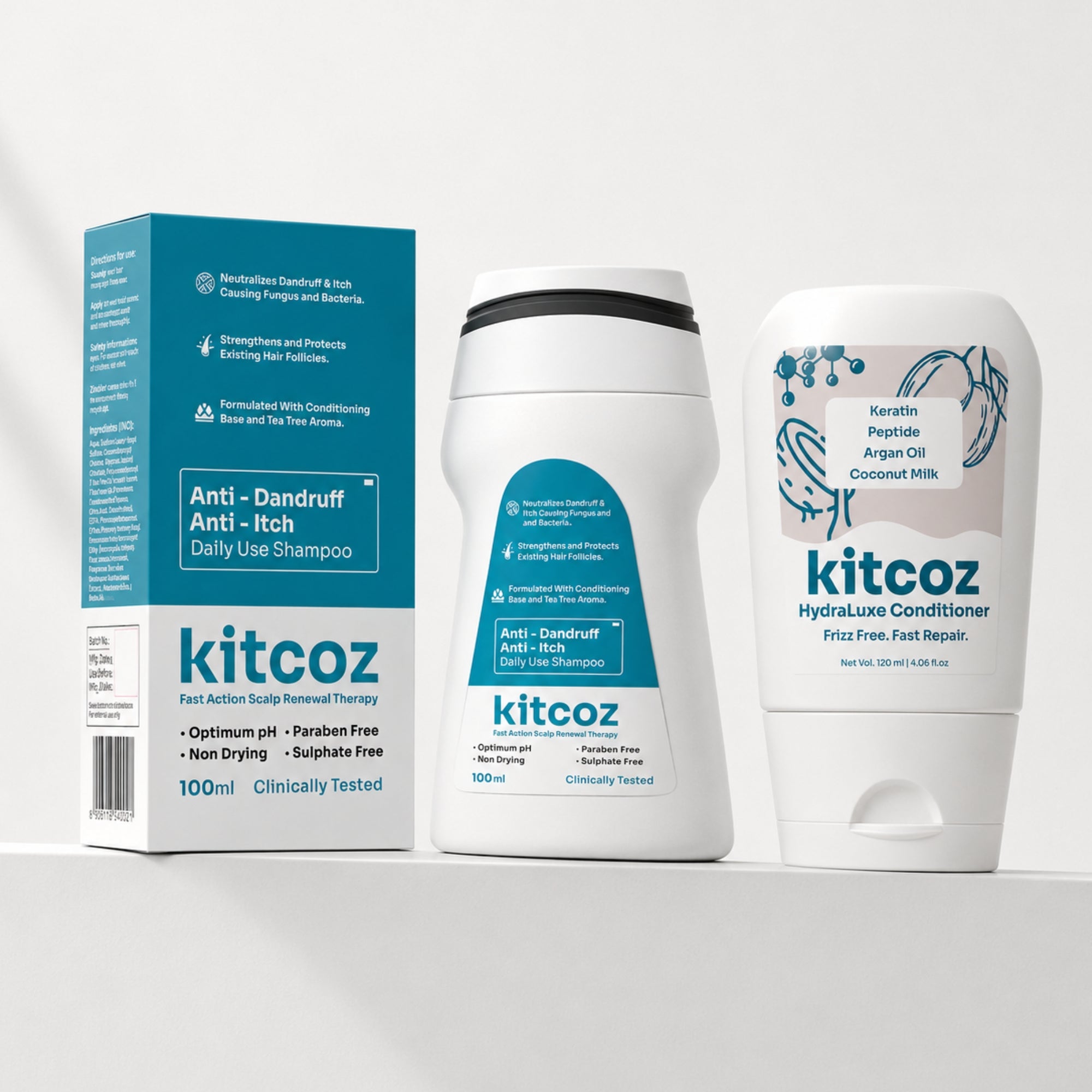 Anti Dandruff & Frizz Control Hair Care Combo