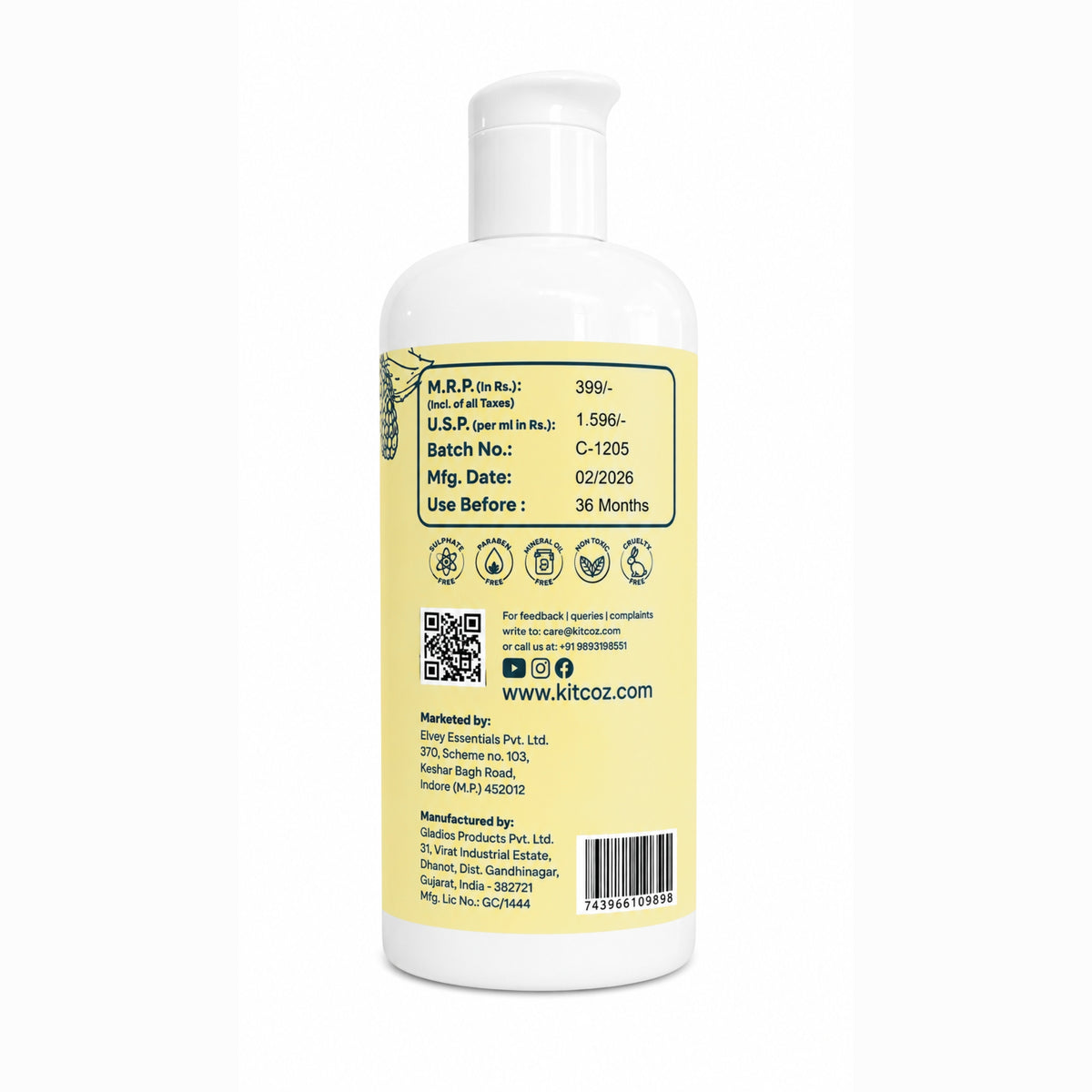 Detan Body Wash (250ml)