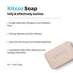Kitcoz Anti Fungal & Anti Bacterial Soap For Intensive Fungal Infections | Anti Itching Soap (75g)