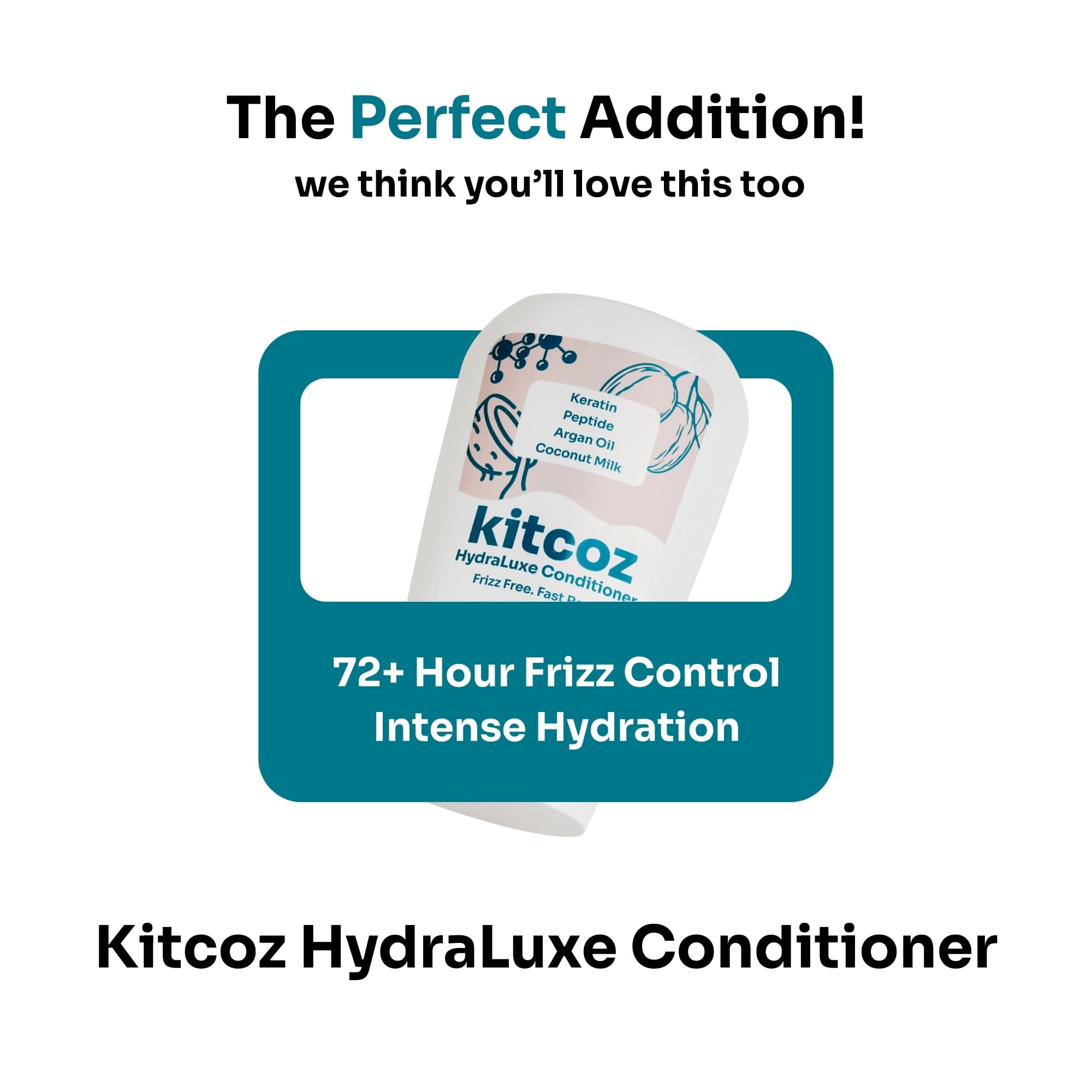 Kitcoz Daily Anti Dandruff & Anti Itch Shampoo (Non-Drying) with Ceramide Complex & Salicylic Acid (