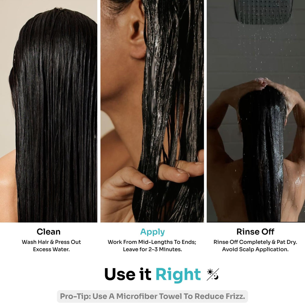 Kitcoz HydraLuxe Conditioner with Keratin, Peptides, Argan Oil & Coconut Milk for Intense Hydration,
