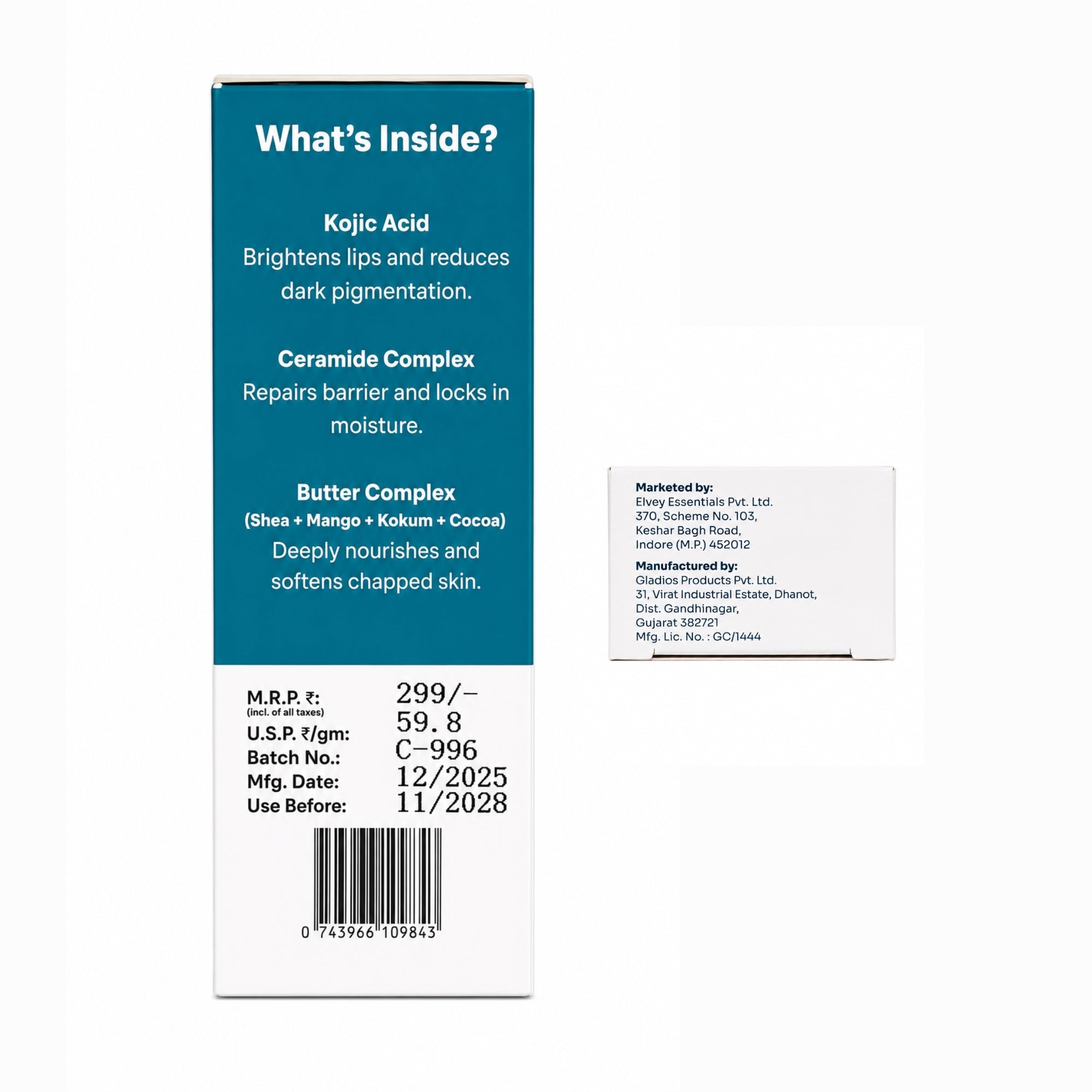 SPF 50 Tone Correcting Lip Balm - Untinted (5g)